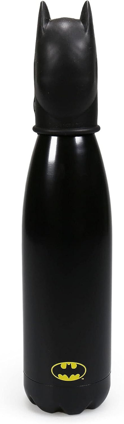 DC Comics - Water Bottles - Batman Metal Water Bottle with 3D Lid 500ml