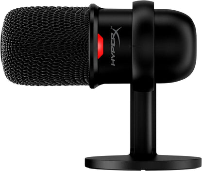 HyperX SoloCast – USB Condenser Gaming Microphone, for PC, PS4, and Mac, Tap-to-mute Sensor, Cardioid Polar Pattern, Streaming, Podcasts, Twitch, YouTube, Discord