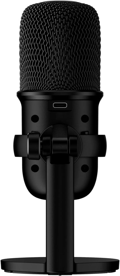 HyperX SoloCast – USB Condenser Gaming Microphone, for PC, PS4, and Mac, Tap-to-mute Sensor, Cardioid Polar Pattern, Streaming, Podcasts, Twitch, YouTube, Discord