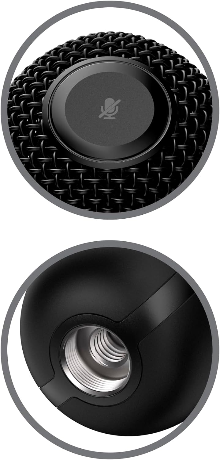 HyperX SoloCast – USB Condenser Gaming Microphone, for PC, PS4, and Mac, Tap-to-mute Sensor, Cardioid Polar Pattern, Streaming, Podcasts, Twitch, YouTube, Discord