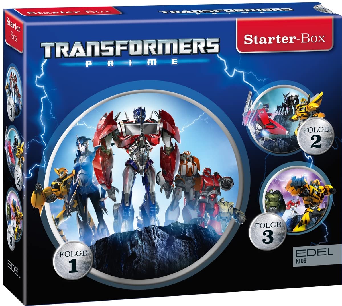 Transformers Prime: Starter-Box (1 -3) - Die Original-Hörspiele zur TV-Serie