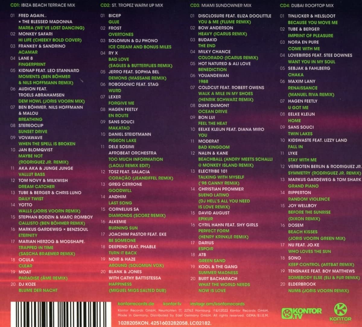 Kontor Sunset Chill-Best of 20 Years