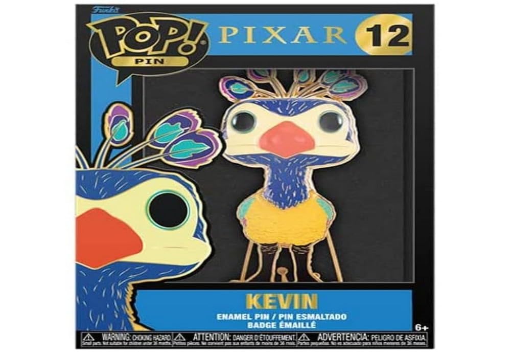 Loungefly Funko Large POP! Enamel Pin - Kevin - DISNEY PIXAR: UP - KEVIN - Disney Pixar: up Enamel Pins - Cute Collectable Novelty Brooch - for Backpacks & Bags - Gift Idea - Official Merchandise