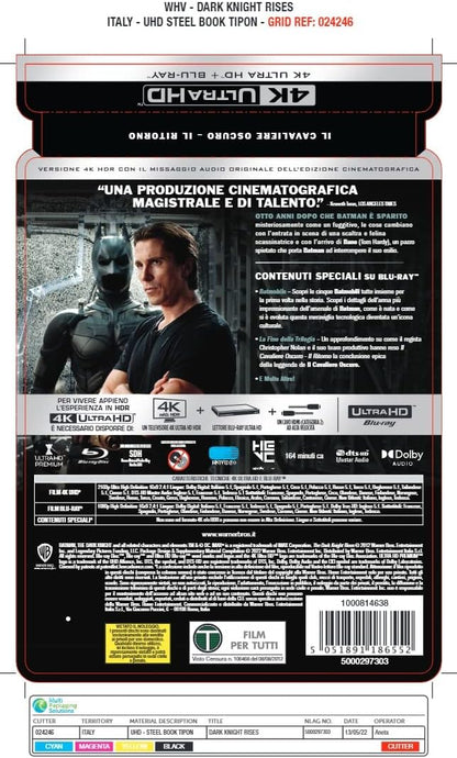 The Dark Knight Rises 4K   (English audio)