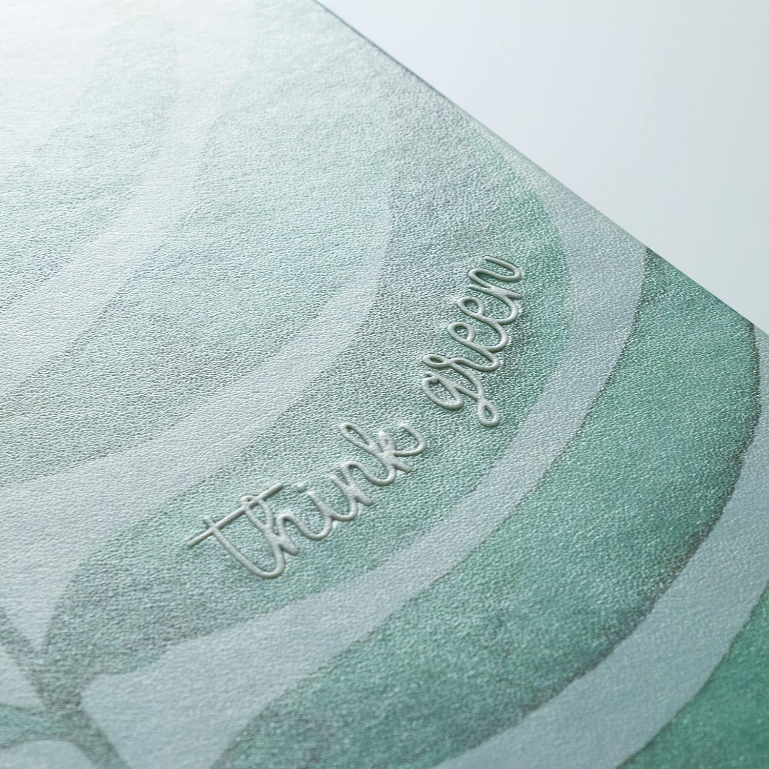Eccolo Large Recycled Lined Journal Notebook with “Think Green” Embossed Hardcover, 256 Ruled Pages, Eco Friendly with Premium Recycled Paper, (8 x 10 inches