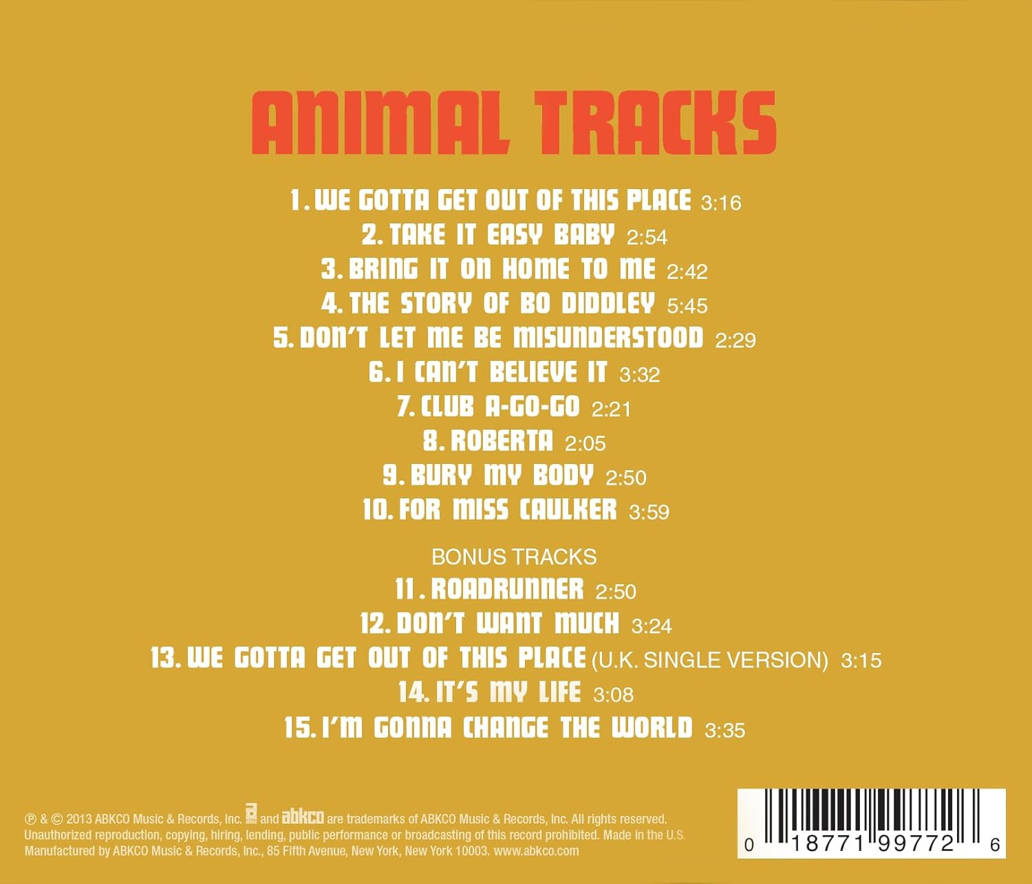 Animal Tracks