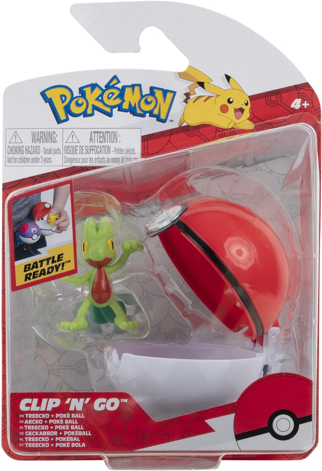 Pokemon - Clip `N` Go - Treecko + Poke Ball ( 37714 )