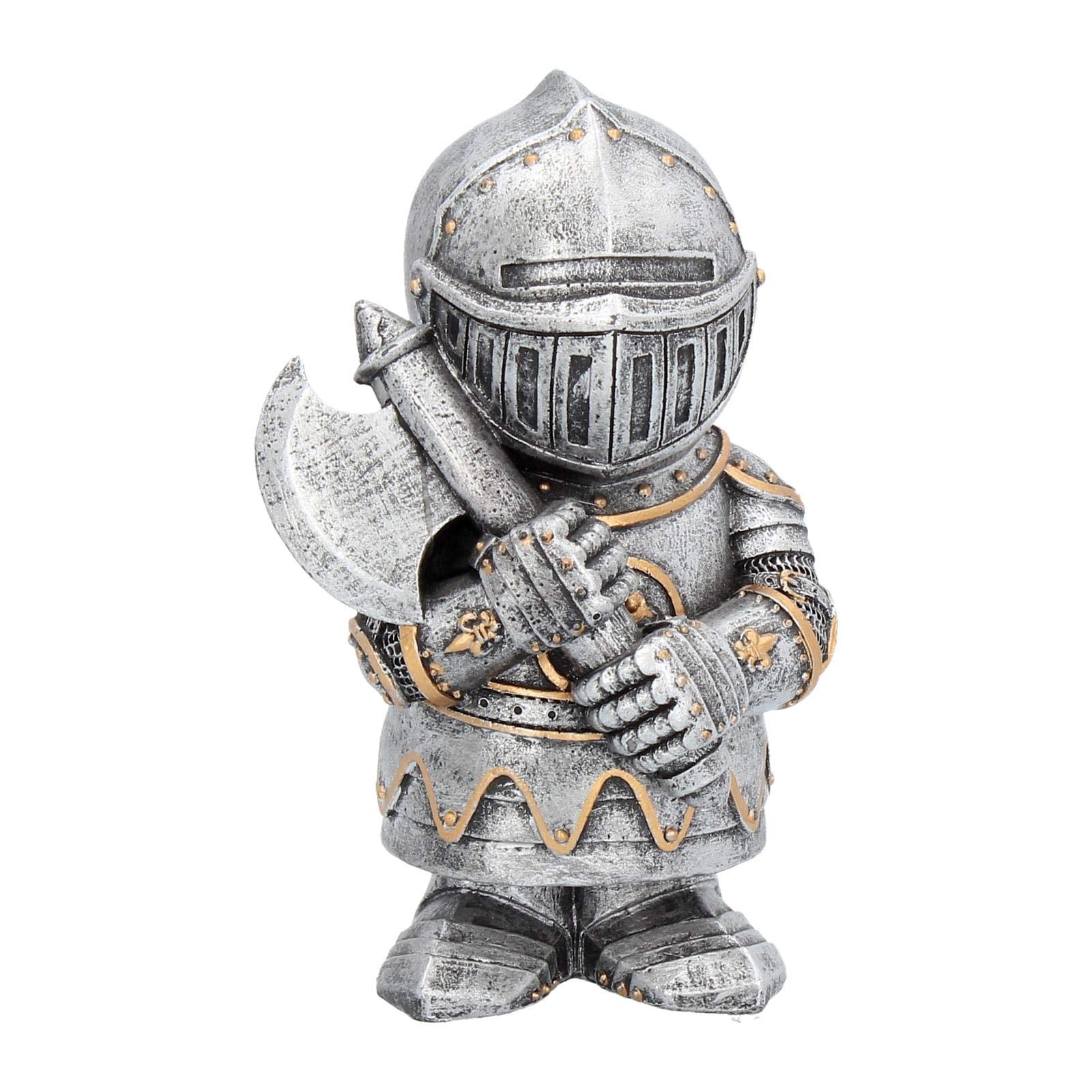 Nemesis Now Sir Chopalot - Figura Decorativa (16 cm), Color Plateado