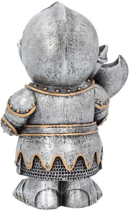 Nemesis Now Sir Chopalot - Figura Decorativa (16 cm), Color Plateado