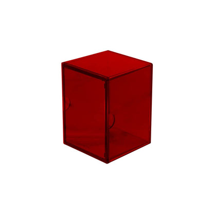 Ultra Pro Eclipse 2-Piece Deck Box: Apple Red - For Pokemon game, MTG, Baseball, Basketball, Football card and other Trading Cards or Board Games storage
