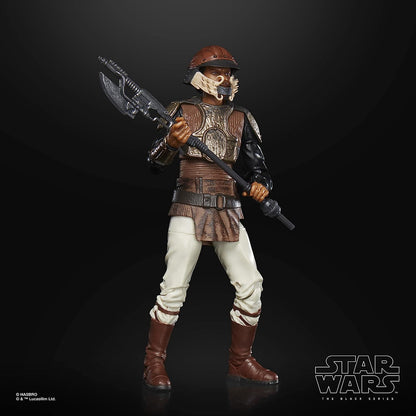 Star Wars Hasbro The Black Series Archive Lando Calrissian (Skiff Guard) Toy 6-Inch-Scale Return of the Jedi Figure, One Size, (F4364)