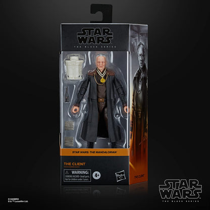 Hasbro Star Wars Star Wars The Black Series The Client Toy 6-Inch-Scale Star Wars: The Mandalorian Action Figure, Toys for Ages 4 and Up, Multicolor, One Size
