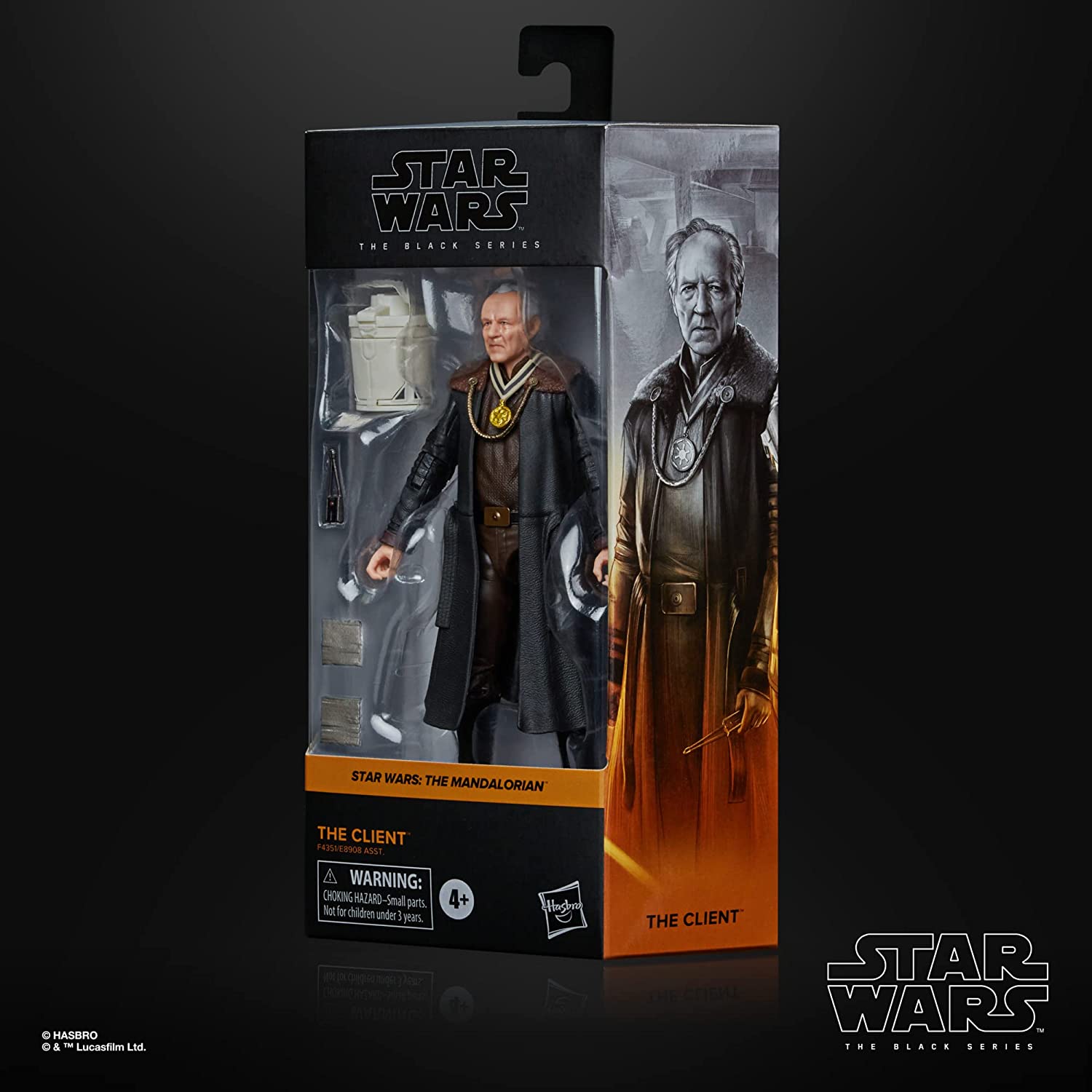 Hasbro Star Wars Star Wars The Black Series The Client Toy 6-Inch-Scale Star Wars: The Mandalorian Action Figure, Toys for Ages 4 and Up, Multicolor, One Size