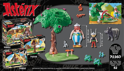 Playmobil Asterix 71160 Wild Boar Hunting, With Tilting Tree, Toy for Children Ages 5+