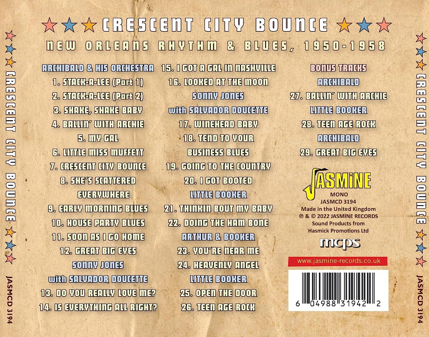 Crescent City Bounce: New Orleans R&B 1950-1958