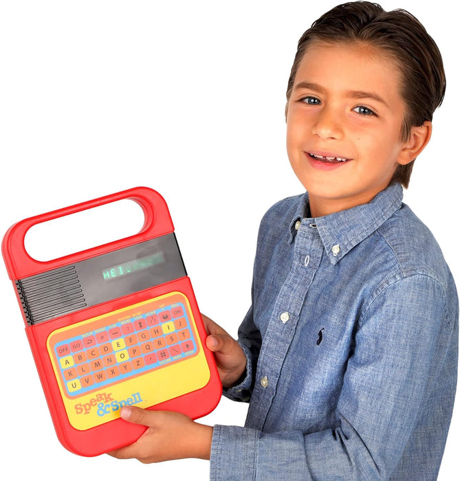 Retro | Speak & Spell Electronic Game | Classic Retro Interactive Toy, Educational Learning System For Boys & Girls Ages 4+ | Basic Fun 09624