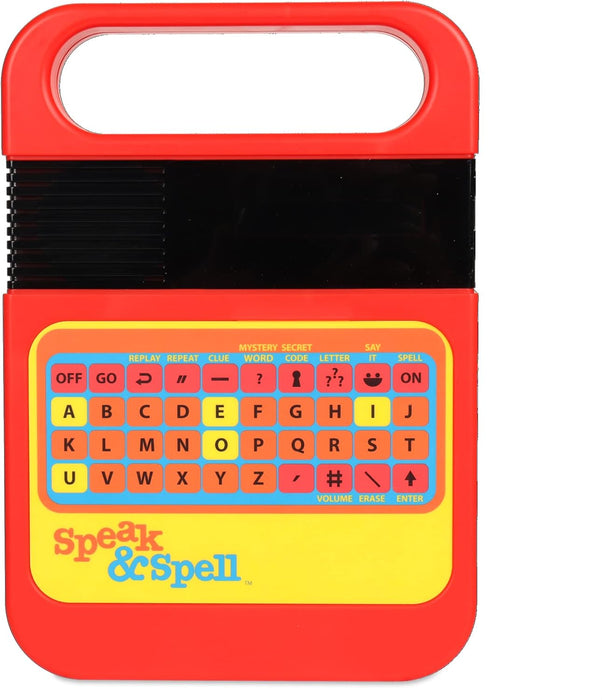 Retro | Speak & Spell Electronic Game | Classic Retro Interactive Toy, Educational Learning System For Boys & Girls Ages 4+ | Basic Fun 09624