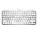 Logitech MX Keys Mini Minimalist Wireless Lighted Keyboard, Compact, Bluetooth, Backlit, USB-C, Compatible with Apple macOS, Windows, Linux, Android - Light Grey