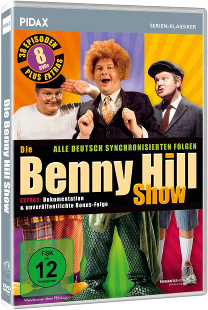 Die Benny Hill Show / Alle 38 deutsch synchronisierten Folgen der kultigen Sketchserie + Bonusfolge (Pidax Serien-Klassiker)