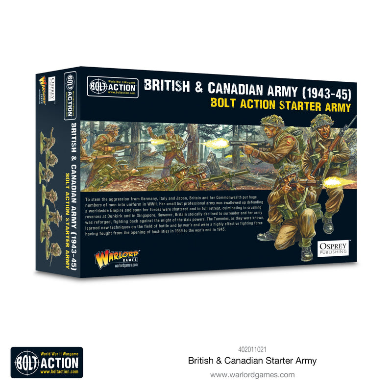 British & Canadian Army (1943-45) Starter Army by Warlord Games