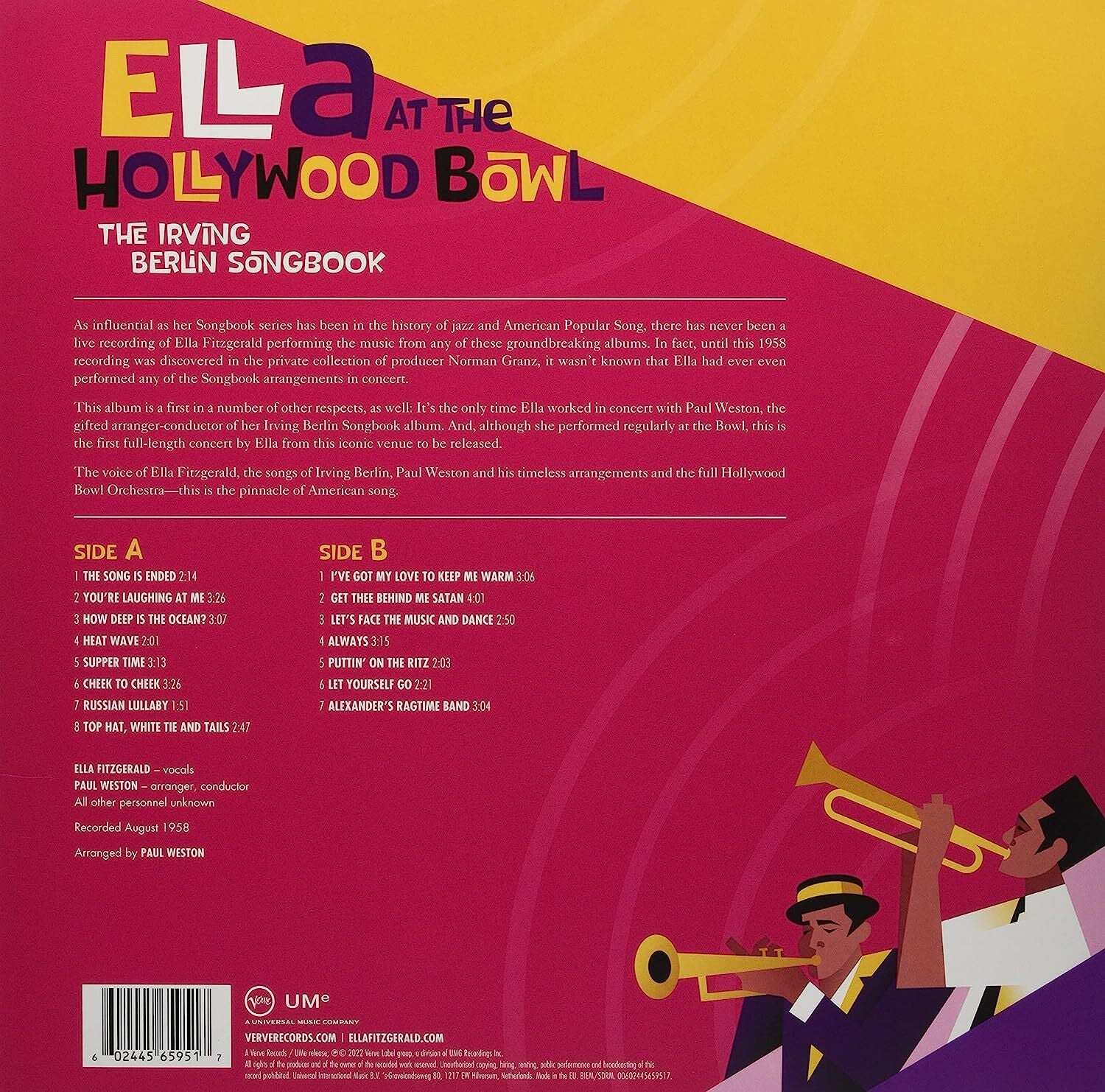 Ella at the Hollywood Bowl: The Irving Berlin Songbook