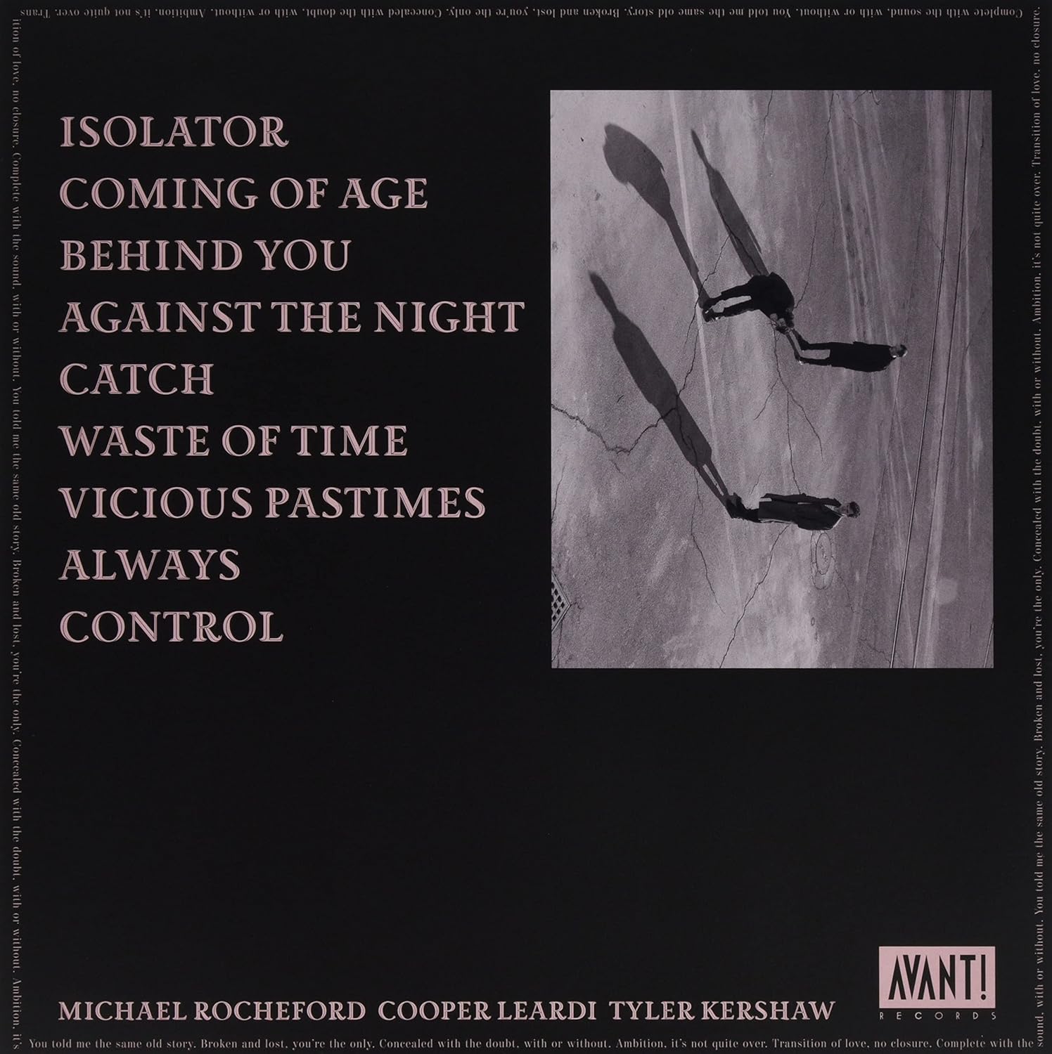 Vicious pastimes