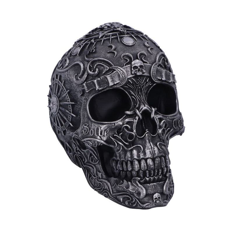 Nemesis Now Baphomet's Worship Skull, Grey, 19.5cm