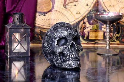 Nemesis Now Baphomet's Worship Skull, Grey, 19.5cm