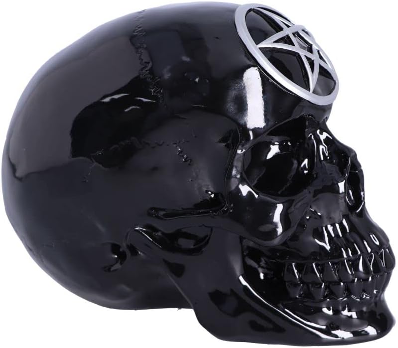 Nemesis Now Black Magic Skull, Black, 19.5cm