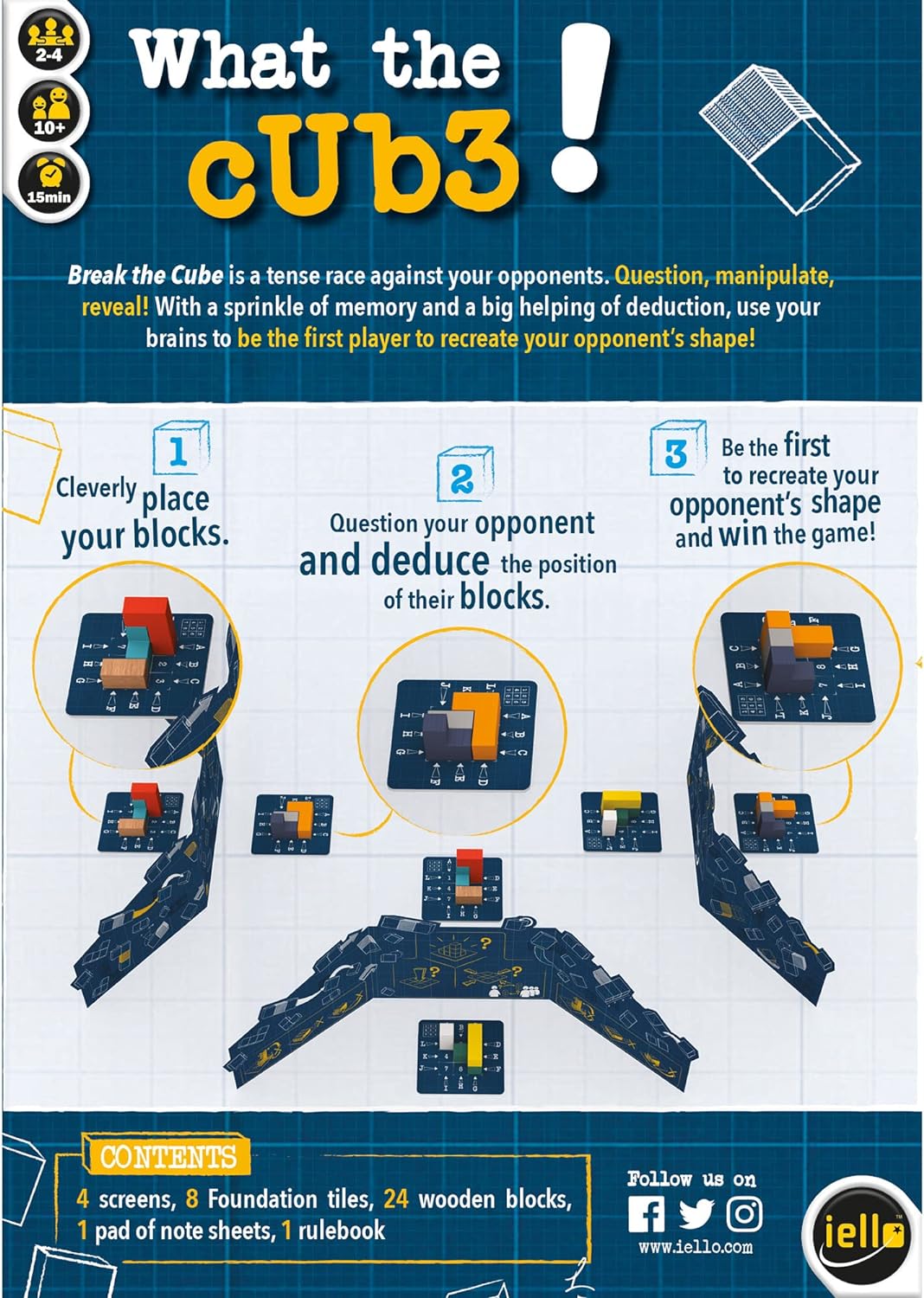 IELLO | Break the Cube | Board Game | Ages 10+ | 2 to 4 Players | 15 mins Minutes Playing Time