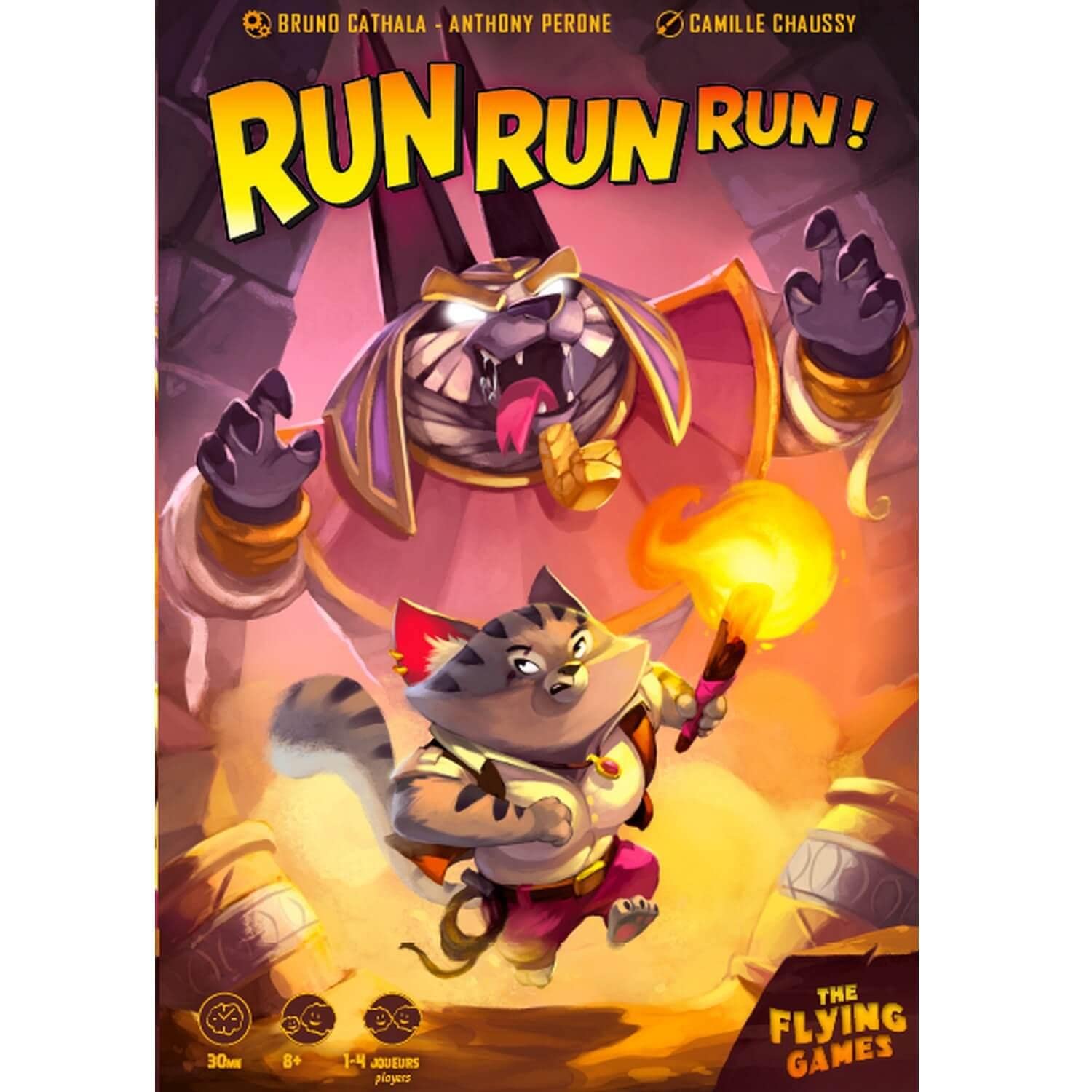 Flying Games | Run Run Run! | Family Game | Ages 8+ | 1-4 Players | 30 Minutes Playing Time