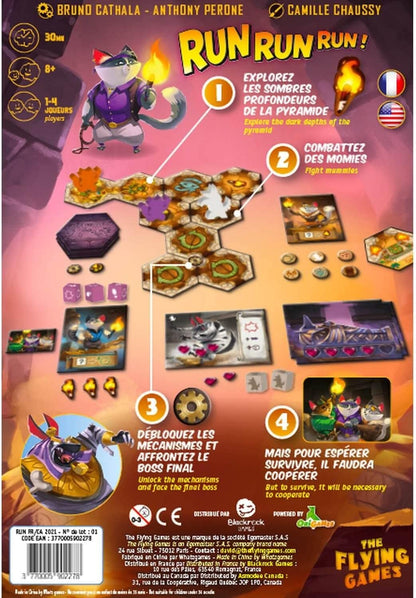 Flying Games | Run Run Run! | Family Game | Ages 8+ | 1-4 Players | 30 Minutes Playing Time