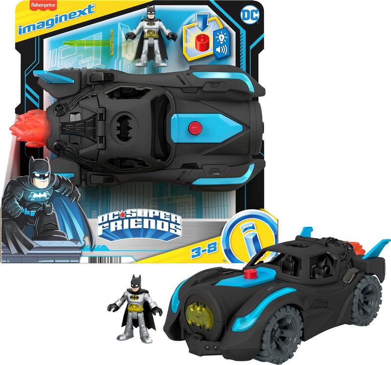 Fisher-Price Imaginext DC Super Friends Batmobiel met Licht en Geluid HGX96