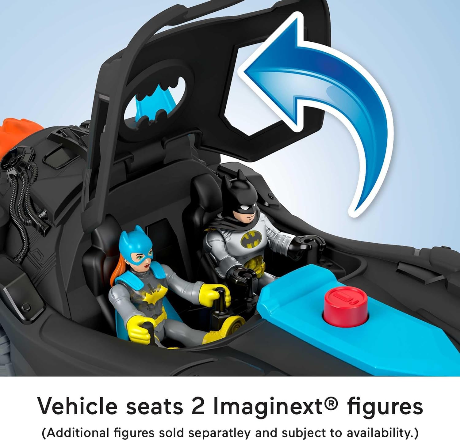 Fisher-Price Imaginext DC Super Friends Batmobiel met Licht en Geluid HGX96
