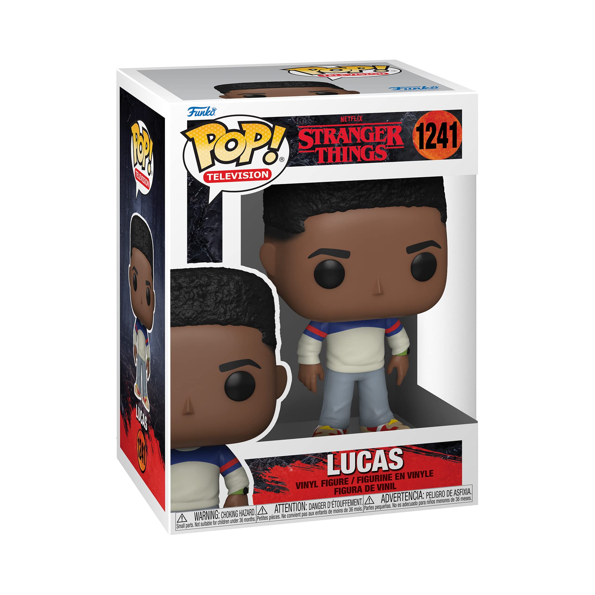 Funko POP! TV: ST Stranger Things - Lucas Sinclair - Collectable Vinyl Figure - Gift Idea - Official Merchandise - Toys for Kids & Adults - TV Fans - Model Figure for Collectors and Display