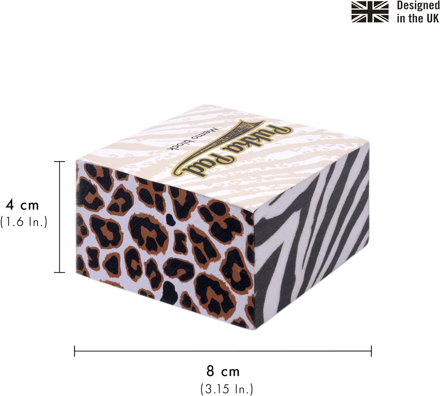Pukka Pad Wild Memo Block 500 sheets 80 x 80 x 43mm 9535-WLD