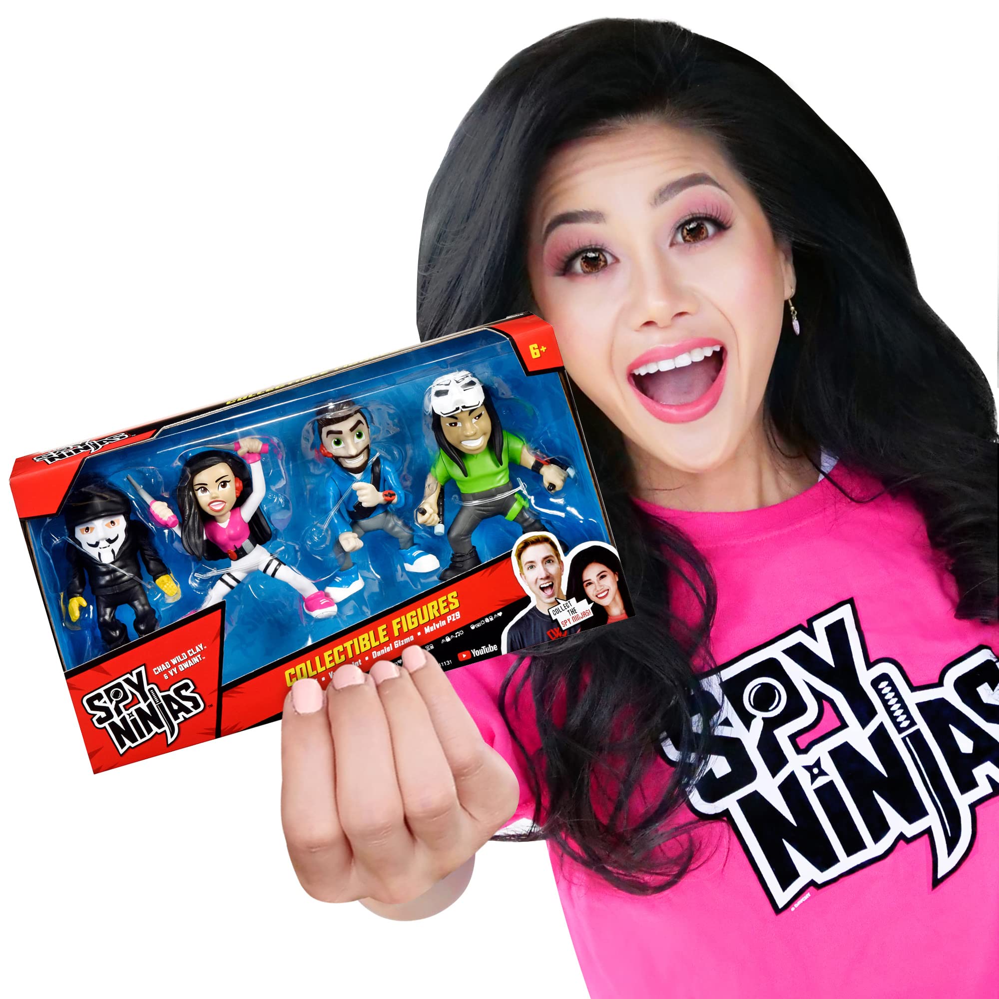 SPY NINJAS 4-FIGURE PACK (PZ FUNF/VY/DANIEL/MELVIN) (41131CO) Single