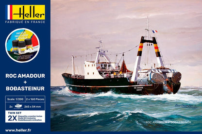 Maquette bateau : Starter kit : Roc amadour + Bodasteinur Twinset