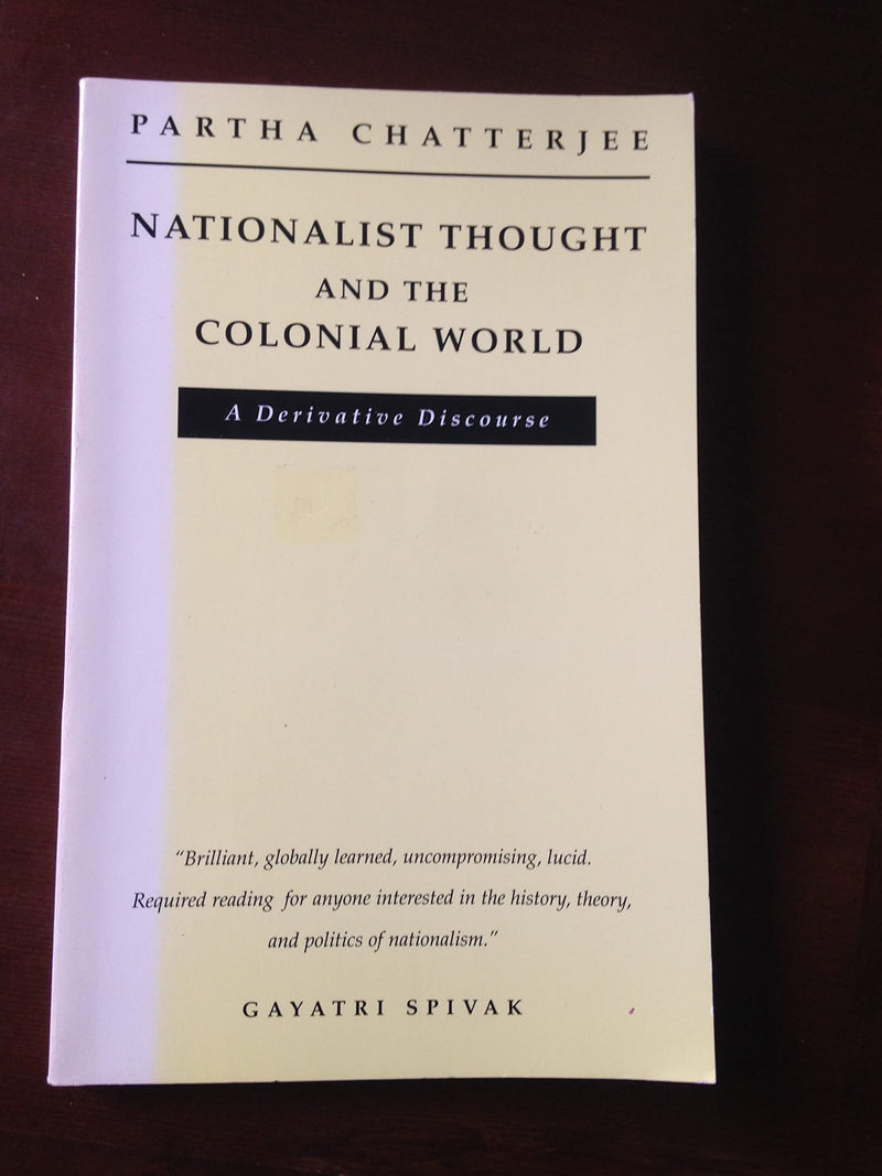 Nationalist Thought and the Colonial World