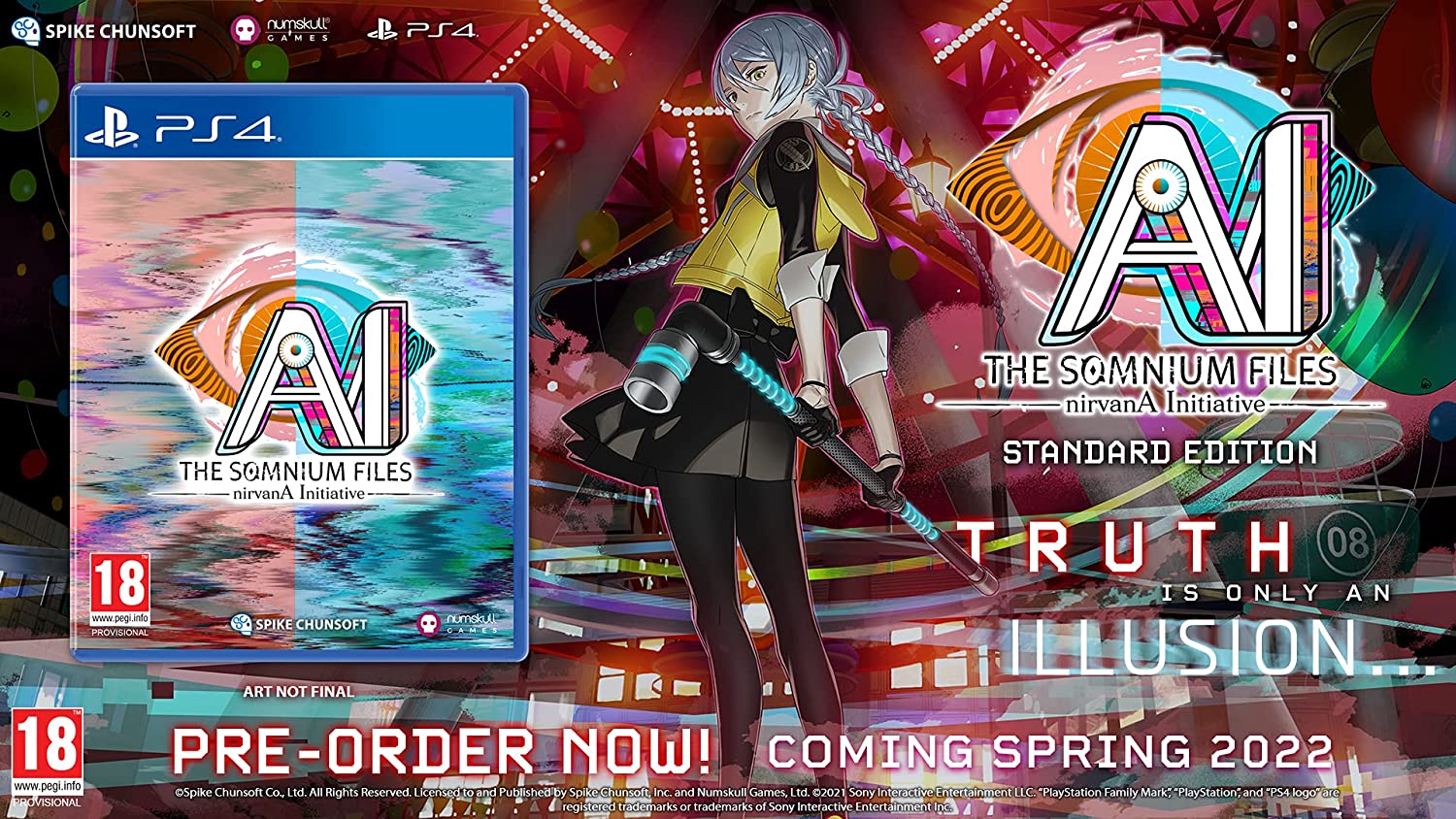 Ai: The Somnium Files - Nirvana Initiative (PS4) PlayStation 4 Standard Edition
