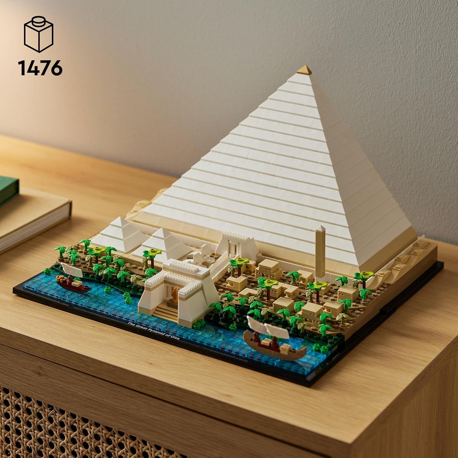 LEGO 21058 Architecture Great Pyramid of Giza Set & 21034 Architecture Skyline Model Building Set, London Eye, Big Ben, Tower Bridge Model Collection, Office Home Décor