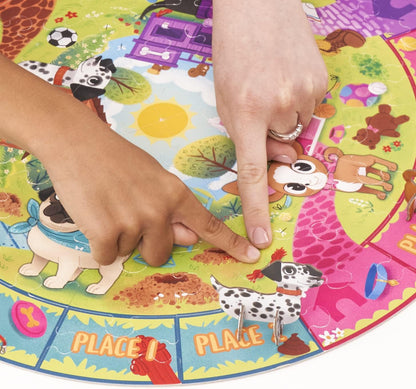 Playmonster Games Puzzled - Doggy Dash - 3-in-1 Puzzle, Board Game, find the hidden objects game., Multicolor, One Size