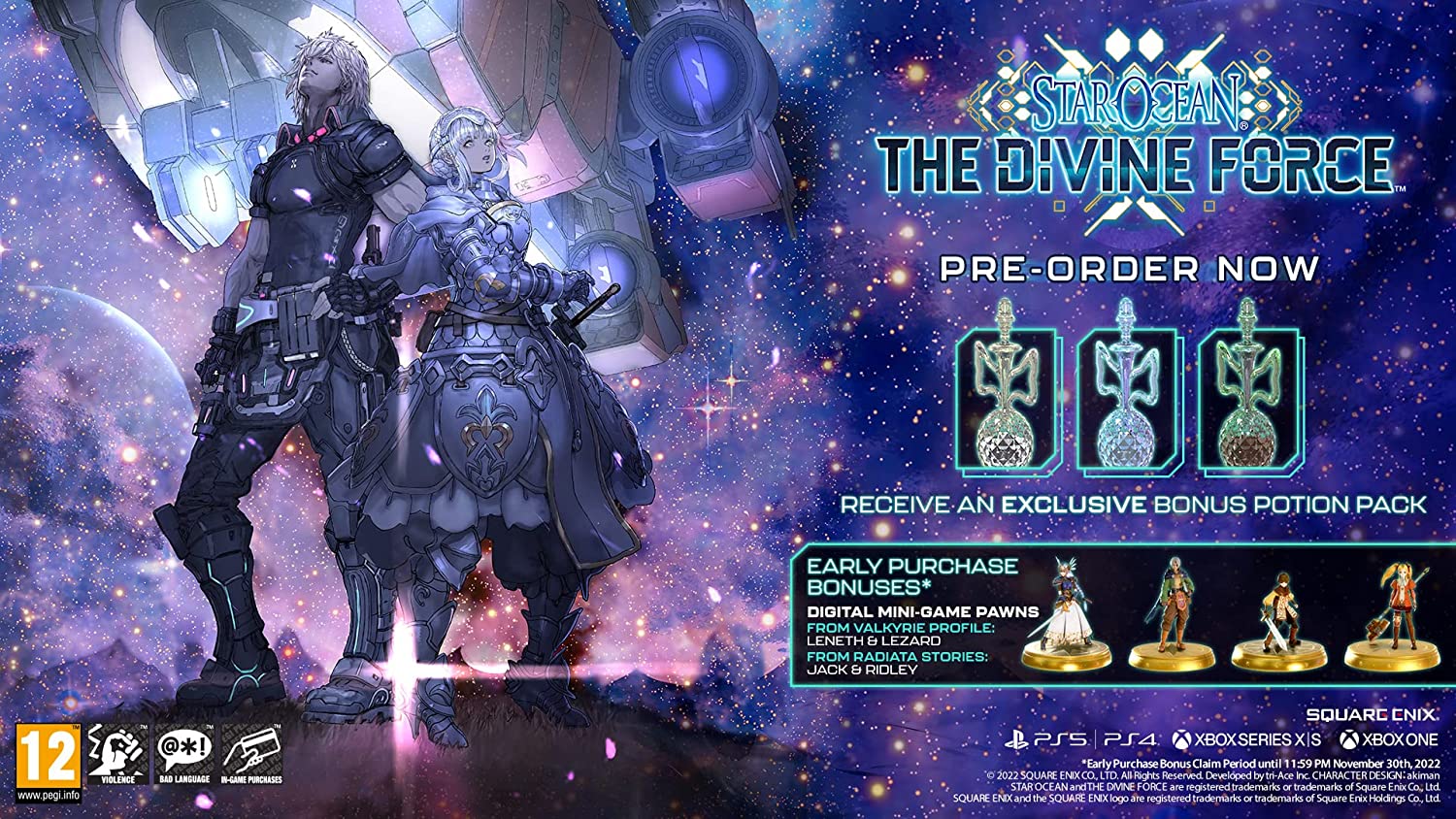 Star Ocean: The Divine Force (Includes exclusive bonus potion pack) PS5