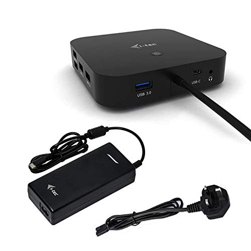i-tec USB-C Docking Station 2x4K with 100W Power Delivery - 2x DisplayPort 1x USB-C 3x USB 3.0 2x USB 2.0 1x GLAN 1x Audio/Mic