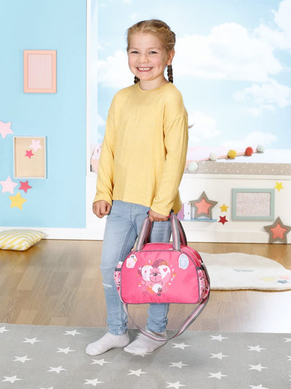 BABY born Changing Bag - Doll Changing Bag with Changing Mat, Lotion Bottle and a Nappy. Fits dolls up to 43cm - Suitable for children aged 3+ years - 832455