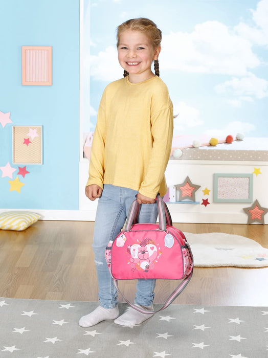 BABY born Changing Bag - Doll Changing Bag with Changing Mat, Lotion Bottle and a Nappy. Fits dolls up to 43cm - Suitable for children aged 3+ years - 832455