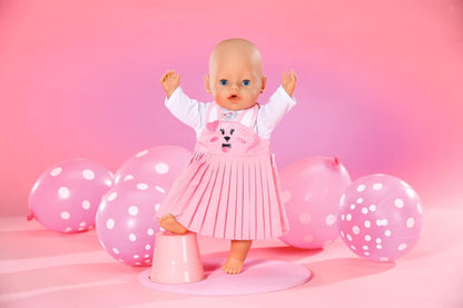 BABY born Bunny Dress - Fits BABY born dolls up to 43cm - Set Includes Bunny Dress with attached long sleeved top and hanger - Suitable for children aged 3+ years - 832868