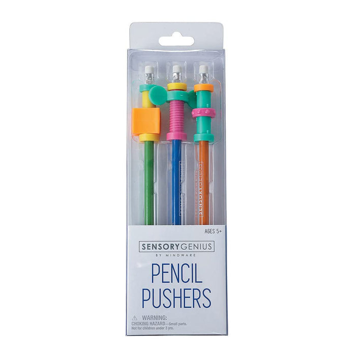 Sensory Genius by Mindware | Pencil Pushers | Pencil Accessories | Fidget Toys | Ages 5+ | 1 Player