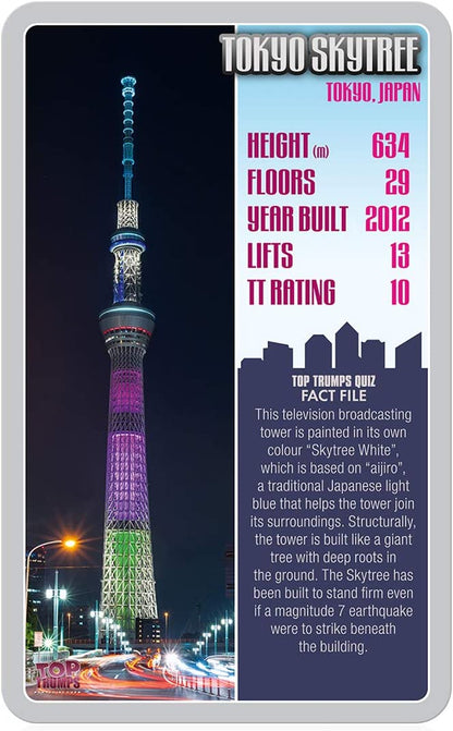 Skyscrapers Top Trumps Card Game
