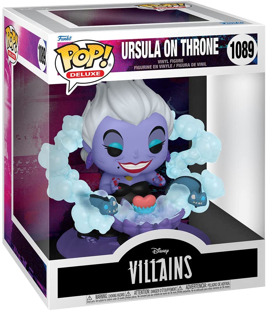 Funko POP! Deluxe: Disney Villains-Ursula on Throne - Collectable Vinyl Figure - Gift Idea - Official Merchandise - Toys for Kids & Adults - Movies Fans - Model Figure for Collectors and Display
